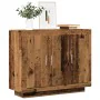 Aparador de madera de ingeniería envejecida 92x35x75 cm de , Aparadores - Ref: Foro24-856864, Precio: 87,36 €, Descuento: %