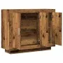 Aparador de madera de ingeniería envejecida 92x35x75 cm de , Aparadores - Ref: Foro24-856864, Precio: 87,36 €, Descuento: %