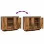 Aparador de madera de ingeniería envejecida 92x35x75 cm de , Aparadores - Ref: Foro24-856864, Precio: 87,36 €, Descuento: %