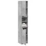 Armario de baño contrachapada gris hormigón 32x34x188,5 cm de , Tocadores de baño - Ref: Foro24-856942, Precio: 77,20 €, Desc...