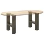 Patas para mesa de centro de acero natural 2 uds 30x(30-31) cm by , Table legs - Ref: Foro24-4013255, Price: 46,50 €, Discoun...
