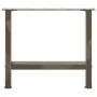 Patas para mesa de centro de acero natural 2 uds 50x(42-43) cm by , Table legs - Ref: Foro24-4013283, Price: 59,24 €, Discoun...
