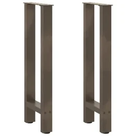 Patas para mesa de centro de acero natural 2 uds 28x(72-73) cm von , Tischbeine - Ref: Foro24-4013295, Preis: 61,47 €, Rabatt: %