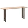Patas para mesa de centro de acero natural 2 uds 28x(72-73) cm by , Table legs - Ref: Foro24-4013295, Price: 61,47 €, Discoun...