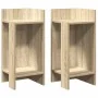 Mesas auxiliares 2 uds con estante roble sonoma 25,5x27x60 cm von , Seitentische - Ref: Foro24-858547, Preis: 42,66 €, Rabatt: %