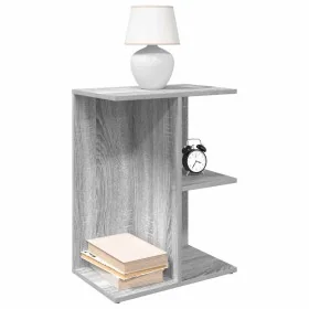 Mesita de noche madera de ingeniería gris Sonoma 46,5x29x61 cm de , Mesitas de noche - Ref: Foro24-858660, Precio: 37,24 €, D...