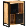 Aparador de madera maciza de mango rugosa 55x35x70 cm de , Aparadores - Ref: Foro24-4013579, Precio: 184,78 €, Descuento: %