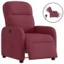 Sillón reclinable eléctrico tela rojo tinto by , Armchairs - Ref: Foro24-3302955, Price: 232,05 €, Discount: %