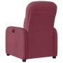 Sillón reclinable eléctrico tela rojo tinto by , Armchairs - Ref: Foro24-3302955, Price: 232,05 €, Discount: %