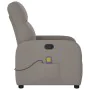 Sillón de masaje reclinable de tela gris taupé by , Armchairs - Ref: Foro24-4015539, Price: 208,77 €, Discount: %