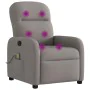 Sillón de masaje reclinable de tela gris taupé by , Armchairs - Ref: Foro24-4015539, Price: 208,77 €, Discount: %