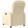 Sillón reclinable eléctrico de tela crema de , Sillones - Ref: Foro24-3302960, Precio: 233,08 €, Descuento: %