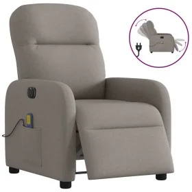 Sillón reclinable de masaje eléctrico tela gris taupe von , Sessel - Ref: Foro24-3302969, Preis: 263,59 €, Rabatt: %