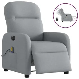 Sillón reclinable de masaje eléctrico tela gris claro von , Sessel - Ref: Foro24-3302962, Preis: 251,66 €, Rabatt: %