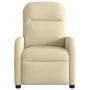 Sillón reclinable de tela crema by , Armchairs - Ref: Foro24-4015530, Price: 178,61 €, Discount: %