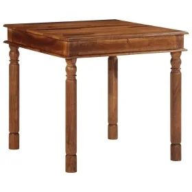 Mesa de comedor madera maciza de acacia 80x80x77 cm by , Kitchen and dining tables - Ref: Foro24-4102365, Price: 211,59 €, Di...