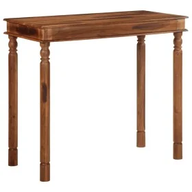 Mesa alta de madera maciza de acacia 120x60x107 cm by , Kitchen and dining tables - Ref: Foro24-4102367, Price: 251,17 €, Dis...