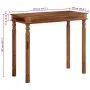Mesa alta de madera maciza de acacia 120x60x107 cm von , Küchen- und Esstische - Ref: Foro24-4102367, Preis: 260,84 €, Rabatt: %