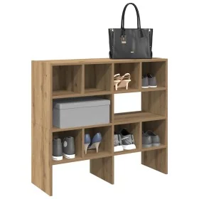 Zapateros 2 uds apilables roble artesanal 89,5x30x40 cm von , Kommoden-Organizer und Bar-Kleiderbügel - Ref: Foro24-858856, P...