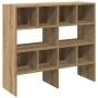 Zapateros 2 uds apilables roble artesanal 89,5x30x40 cm von , Kommoden-Organizer und Bar-Kleiderbügel - Ref: Foro24-858856, P...