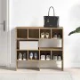 Zapateros 2 uds apilables roble artesanal 89,5x30x40 cm von , Kommoden-Organizer und Bar-Kleiderbügel - Ref: Foro24-858856, P...