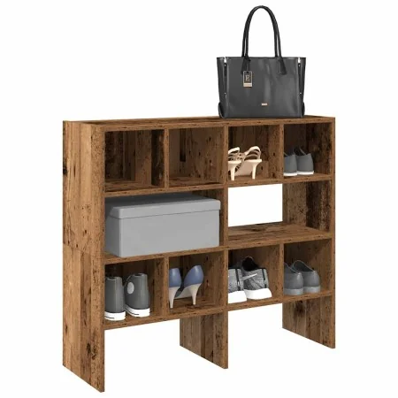 Zapateros 2 uds apilables madera vieja 89,5x30x40 cm von , Kommoden-Organizer und Bar-Kleiderbügel - Ref: Foro24-858854, Prei...