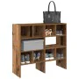 Zapateros 2 uds apilables madera vieja 89,5x30x40 cm von , Kommoden-Organizer und Bar-Kleiderbügel - Ref: Foro24-858854, Prei...
