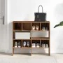 Zapateros 2 uds apilables madera vieja 89,5x30x40 cm von , Kommoden-Organizer und Bar-Kleiderbügel - Ref: Foro24-858854, Prei...