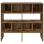 Zapateros 2 uds apilables madera vieja 89,5x30x40 cm von , Kommoden-Organizer und Bar-Kleiderbügel - Ref: Foro24-858854, Prei...