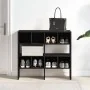 Zapateros 2 uds apilables roble negro 89,5x30x40 cm by , Dresser Organizers and Bar Hangers - Ref: Foro24-858842, Price: 75,2...