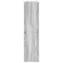 Mueble zapatero madera contrachapada gris sonoma 80x25x100 cm de , Zapateros y organizadores de calzado - Ref: Foro24-859901,...