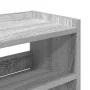 Mueble zapatero madera contrachapada gris sonoma 80x25x100 cm de , Zapateros y organizadores de calzado - Ref: Foro24-859901,...