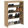 Zapatero artesanal de madera contrachapada 60x25x81 cm de , Zapateros y organizadores de calzado - Ref: Foro24-859886, Precio...