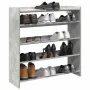 Mueble zapatero madera contrachapada gris hormigón 80x25x81 cm von , Schuhregale und Schuhorganisatoren - Ref: Foro24-859908,...