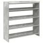 Mueble zapatero madera contrachapada gris hormigón 80x25x81 cm von , Schuhregale und Schuhorganisatoren - Ref: Foro24-859908,...