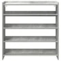 Mueble zapatero madera contrachapada gris hormigón 80x25x81 cm von , Schuhregale und Schuhorganisatoren - Ref: Foro24-859908,...