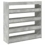 Mueble zapatero madera contrachapada gris hormigón 80x25x81 cm von , Schuhregale und Schuhorganisatoren - Ref: Foro24-859908,...