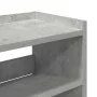 Mueble zapatero madera contrachapada gris hormigón 80x25x100 cm de , Zapateros y organizadores de calzado - Ref: Foro24-85989...