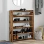 Mueble zapatero madera contrachapada madera vieja 80x25x100 cm by , Shoe racks and shoe organizers - Ref: Foro24-859903, Pric...