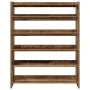 Mueble zapatero madera contrachapada madera vieja 80x25x100 cm by , Shoe racks and shoe organizers - Ref: Foro24-859903, Pric...
