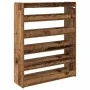 Mueble zapatero madera contrachapada madera vieja 80x25x100 cm by , Shoe racks and shoe organizers - Ref: Foro24-859903, Pric...