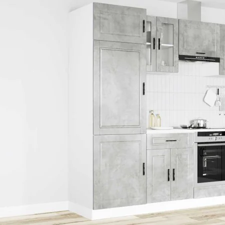 Mueble de cocina Porto de madera contrachapada gris hormigón de , Armarios de cocina - Ref: Foro24-854111, Precio: 206,27 €, ...