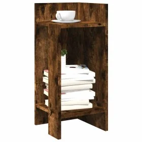 Mesas auxiliares 2 uds con estante ahumado roble 25,5x27x60 cm by , Side tables - Ref: Foro24-858551, Price: 39,53 €, Discoun...
