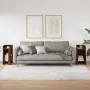 Mesas auxiliares 2 uds con estante ahumado roble 25,5x27x60 cm von , Seitentische - Ref: Foro24-858551, Preis: 39,53 €, Rabat...