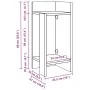 Mesas auxiliares 2 uds con estante ahumado roble 25,5x27x60 cm von , Seitentische - Ref: Foro24-858551, Preis: 39,53 €, Rabat...