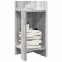 Mesas auxiliares 2 uds con estante gris sonoma 25,5x27x60 cm de , Mesas auxiliares - Ref: Foro24-858553, Precio: 40,56 €, Des...