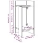 Mesas auxiliares 2 uds con estante gris sonoma 25,5x27x60 cm de , Mesas auxiliares - Ref: Foro24-858553, Precio: 40,56 €, Des...