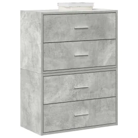Armarios con 2 cajones 2 uds gris hormigón 60x31x40 cm von , Schubladen - Ref: Foro24-858828, Preis: 94,34 €, Rabatt: %