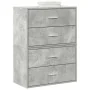 Armarios con 2 cajones 2 uds gris hormigón 60x31x40 cm de , Cajoneras - Ref: Foro24-858828, Precio: 95,26 €, Descuento: %