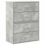 Armarios con 2 cajones 2 uds gris hormigón 60x31x40 cm de , Cajoneras - Ref: Foro24-858828, Precio: 95,26 €, Descuento: %